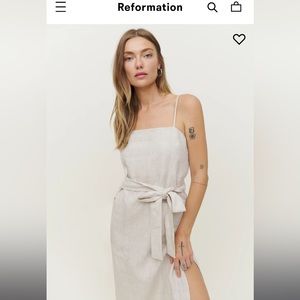 NWT Daphne Linen Dress by Reformation